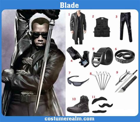 blade outfit replica clothes|blade costume ideas.